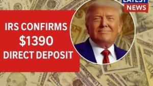 IRS Confirms $1390 Direct Deposit Relief for November 2025 — Check If You Qualify