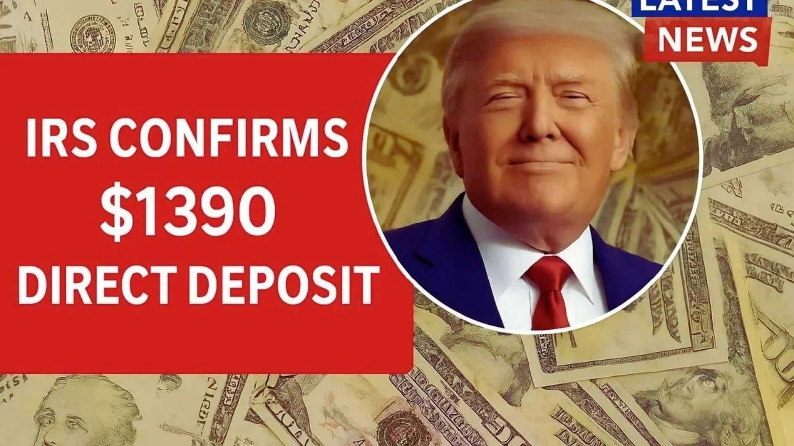 IRS Confirms $1390 Direct Deposit Relief for November 2025 — Check If You Qualify